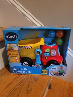 Drop & Go Learning Dump Truck - Red & Yellow